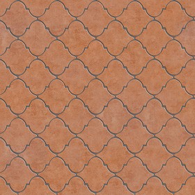 Textures   -   ARCHITECTURE   -   TILES INTERIOR   -  Terracotta tiles - Terracotta tile texture seamless 16095