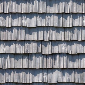 Textures   -   ARCHITECTURE   -   ROOFINGS   -  Shingles wood - Wood shingle roof texture seamless 03866