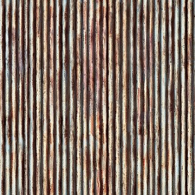 Textures   -   MATERIALS   -   METALS   -   Corrugated  - Dirty rusted corrugated metal texture seamless 10005 (seamless)