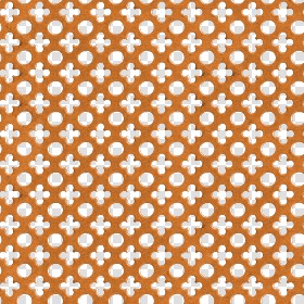 Textures   -   MATERIALS   -   METALS   -   Perforated  - Orange perforated metal texture seamless 10559 (seamless)