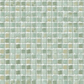 Textures   -   ARCHITECTURE   -   TILES INTERIOR   -   Mosaico   -  Mixed format - Hand painted mosaic tile texture seamless 15622
