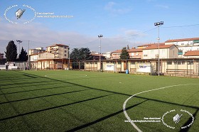 Textures   -   BACKGROUNDS &amp; LANDSCAPES   -  CITY &amp; TOWNS - Urban area with sports field landscape 19028