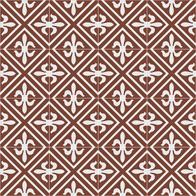 Textures   -   ARCHITECTURE   -   TILES INTERIOR   -   Cement - Encaustic   -   Victorian  - Victorian cement floor tile texture seamless 13742 (seamless)