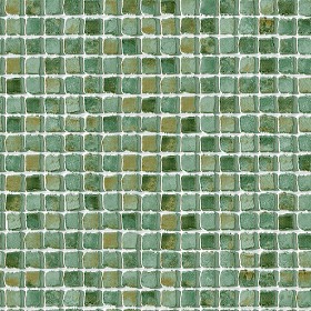 Textures   -   ARCHITECTURE   -   TILES INTERIOR   -   Mosaico   -  Mixed format - Hand painted mosaic tile texture seamless 15623