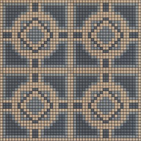 Textures   -   ARCHITECTURE   -   TILES INTERIOR   -   Mosaico   -   Classic format   -  Patterned - Mosaico patterned tiles texture seamless 15115