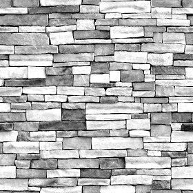 Textures   -   ARCHITECTURE   -   STONES WALLS   -   Claddings stone   -   Stacked slabs  - Stacked slabs walls stone texture seamless 08223 - Bump