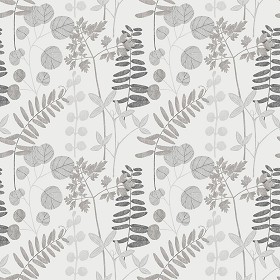 Textures   -   MATERIALS   -   WALLPAPER   -  Floral - Floral wallpaper texture seamless 20484