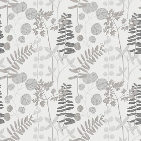 Textures   -   MATERIALS   -   WALLPAPER   -   Floral  - Floral wallpaper texture seamless 20484 (seamless)