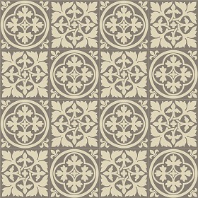 Textures   -   ARCHITECTURE   -   TILES INTERIOR   -   Cement - Encaustic   -   Victorian  - Victorian cement floor tile texture seamless 13744 (seamless)