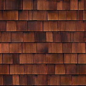 Textures   -   ARCHITECTURE   -   ROOFINGS   -  Shingles wood - Wood shingle roof texture seamless 03871