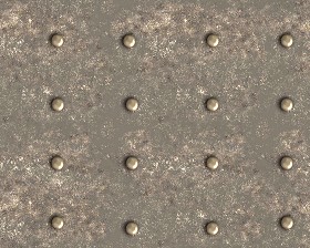 Textures   -   MATERIALS   -   METALS   -   Plates  - Dotted metal plate texture seamless 10664 (seamless)