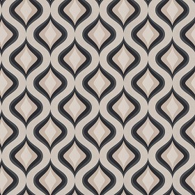 Textures   -   MATERIALS   -   WALLPAPER   -   Geometric patterns  - Vintage geometric wallpaper texture seamless 11161 (seamless)