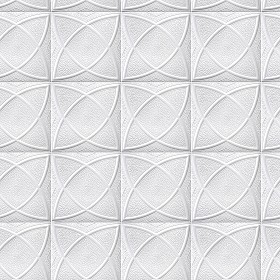 White Interior Ceiling Tiles Panel Texture Seamless 03016