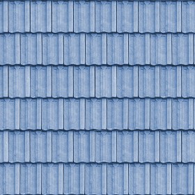 Textures   -   ARCHITECTURE   -   ROOFINGS   -  Clay roofs - Blue clay roofing Cote de Beaune texture seamless 03433