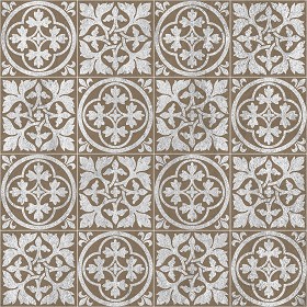 Textures   -   ARCHITECTURE   -   TILES INTERIOR   -   Cement - Encaustic   -   Victorian  - Victorian cement floor tile texture seamless 13747 (seamless)