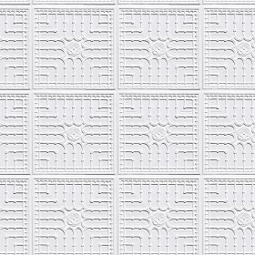 Textures   -   ARCHITECTURE   -   DECORATIVE PANELS   -   3D Wall panels   -   White panels  - White interior ceiling tiles panel texture seamless 03018 (seamless)