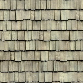 Textures   -   ARCHITECTURE   -   ROOFINGS   -  Shingles wood - Wood shingle roof texture seamless 03875