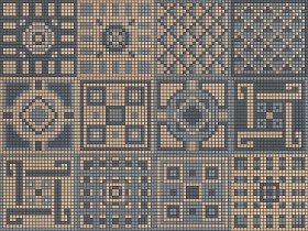 Textures   -   ARCHITECTURE   -   TILES INTERIOR   -   Mosaico   -   Classic format   -   Patterned  - Mosaico cm90x120 patterned tiles texture seamless 15120 (seamless)