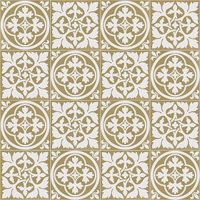 Textures   -   ARCHITECTURE   -   TILES INTERIOR   -   Cement - Encaustic   -  Victorian - Victorian cement floor tile texture seamless 13748