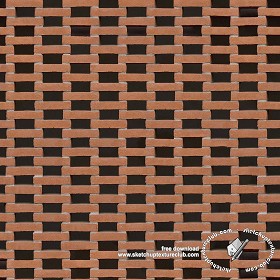 Textures   -   ARCHITECTURE   -   BRICKS   -   Facing Bricks   -  Smooth - Wall facing smooth bricks texture seamless 19368