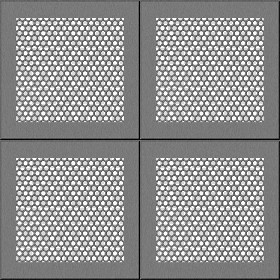 Textures   -   MATERIALS   -   METALS   -   Perforated  - Gray ceiling perforated metal texture seamless 10568 (seamless)