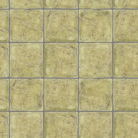 Textures   -   ARCHITECTURE   -   TILES INTERIOR   -  Terracotta tiles - Green terracotta tile texture seamless 16117