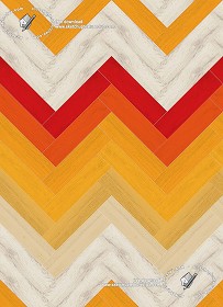 Textures   -   ARCHITECTURE   -   WOOD FLOORS   -  Parquet colored - Herringbone colored parquet texture seamless 19618