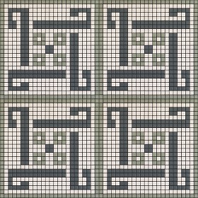 Textures   -   ARCHITECTURE   -   TILES INTERIOR   -   Mosaico   -   Classic format   -   Patterned  - Mosaico patterned tiles texture seamless 15121 (seamless)