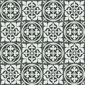 Textures   -   ARCHITECTURE   -   TILES INTERIOR   -   Cement - Encaustic   -  Victorian - Victorian cement floor tile texture seamless 13749