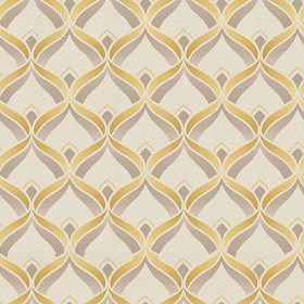 Textures   -   MATERIALS   -   WALLPAPER   -   Geometric patterns  - Vintage geometric wallpaper texture seamless 11165 (seamless)