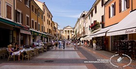Textures   -   BACKGROUNDS &amp; LANDSCAPES   -  CITY &amp; TOWNS - Italy urban area landscape background 19035