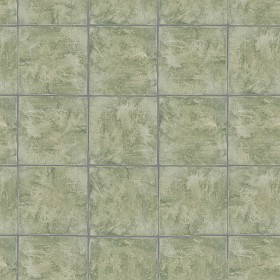 Textures   -   ARCHITECTURE   -   TILES INTERIOR   -  Terracotta tiles - Rustic green terracotta tile texture seamless 16118