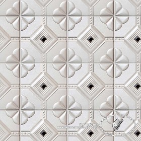 Textures   -   ARCHITECTURE   -   DECORATIVE PANELS   -   3D Wall panels   -   White panels  - White interior 3d wall panel texture seamless 19740 (seamless)