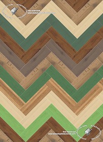 Textures   -   ARCHITECTURE   -   WOOD FLOORS   -  Parquet colored - Herringbone colored parquet texture seamless 19620