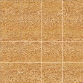 Textures   -   ARCHITECTURE   -   TILES INTERIOR   -   Marble tiles   -   Travertine  - Turkish walnut travertine floor tile texture seamless 14758 (seamless)