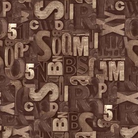 Textures   -   MATERIALS   -   WALLPAPER   -   various patterns  - Letters wallpaper texture seamless 12218 (seamless)