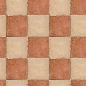 Textures   -   ARCHITECTURE   -   TILES INTERIOR   -   Terracotta tiles  - Terracotta rustic tile texture seamless 16121 (seamless)