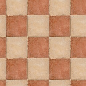 Textures   -   ARCHITECTURE   -   TILES INTERIOR   -  Terracotta tiles - Terracotta rustic tile texture seamless 16121