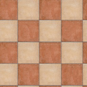 Textures   -   ARCHITECTURE   -   TILES INTERIOR   -   Terracotta tiles  - Terracotta rustic tile texture seamless 16122 (seamless)