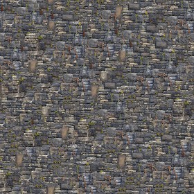 Textures   -   ARCHITECTURE   -   STONES WALLS   -  Stone walls - Old wall stone texture seamless 08490