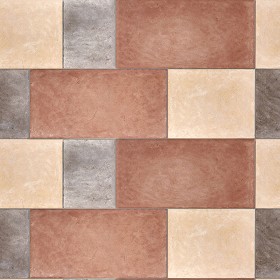 Textures   -   ARCHITECTURE   -   TILES INTERIOR   -  Terracotta tiles - Terracotta mixed color tile texture seamless 16123