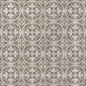 Textures   -   ARCHITECTURE   -   TILES INTERIOR   -   Cement - Encaustic   -  Victorian - Victorian cement floor tile texture seamless 13755