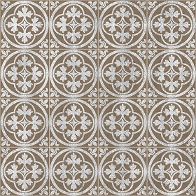 Textures   -   ARCHITECTURE   -   TILES INTERIOR   -   Cement - Encaustic   -   Victorian  - Victorian cement floor tile texture seamless 13755 (seamless)