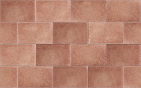 Textures   -   ARCHITECTURE   -   TILES INTERIOR   -  Terracotta tiles - Terracotta red rustic tile texture seamless 16125