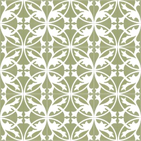 Textures   -   ARCHITECTURE   -   TILES INTERIOR   -   Cement - Encaustic   -   Encaustic  - Traditional encaustic cement ornate tile texture seamless 13538 (seamless)