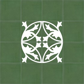 Textures   -   ARCHITECTURE   -   TILES INTERIOR   -   Cement - Encaustic   -  Encaustic - Traditional encaustic cement ornate tile texture seamless 13540