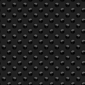 Textures   -   MATERIALS   -   METALS   -  Plates - Dotted black metal plate texture seamless 10679