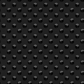 Textures   -   MATERIALS   -   METALS   -   Plates  - Dotted black metal plate texture seamless 10679 (seamless)