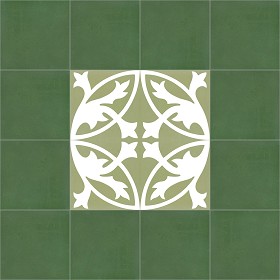 Textures   -   ARCHITECTURE   -   TILES INTERIOR   -   Cement - Encaustic   -  Encaustic - Traditional encaustic cement ornate tile texture seamless 13541