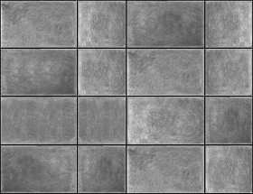 Textures   -   ARCHITECTURE   -   TILES INTERIOR   -   Terracotta tiles  - Terracotta grey rustic tile texture seamless 16129 - Specular